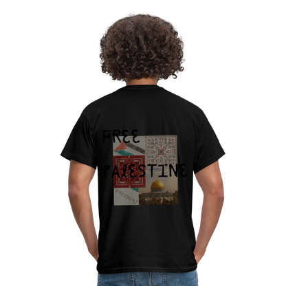 T-shirt Homme - PALESTINE - noir