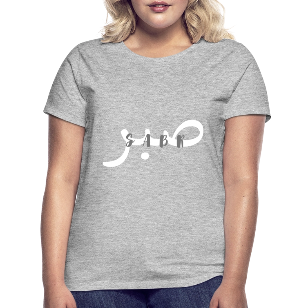 T-shirt Femme - SABR - gris chiné