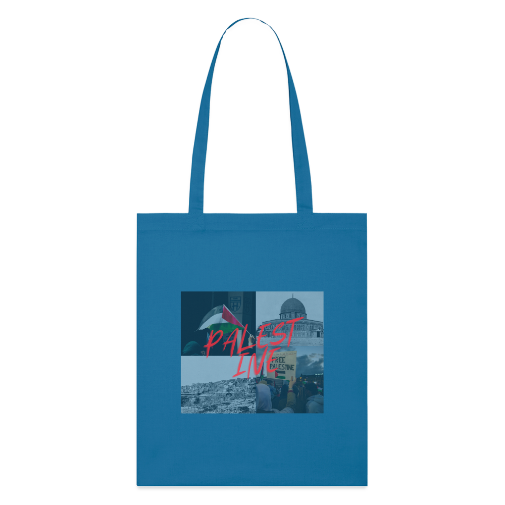 Tote bag bio - bleu royal