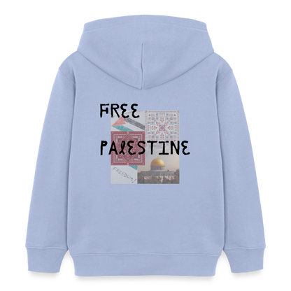 Sweat à capuche bio Mini  Enfant - PALESTINE - ciel