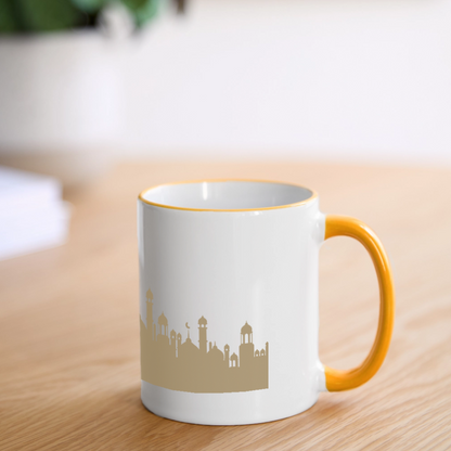 Mug panoramique - RAMADAN - blanc/jaune