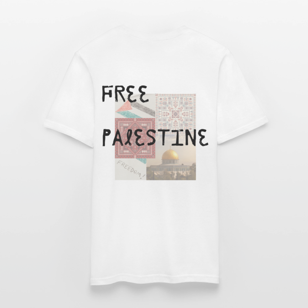 T-shirt Homme - PALESTINE - blanc