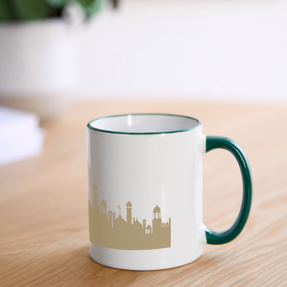 Mug panoramique - RAMADAN - blanc/vert foncé