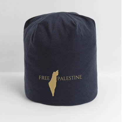 Bonnet en jersey - PALESTINE - bleu marine