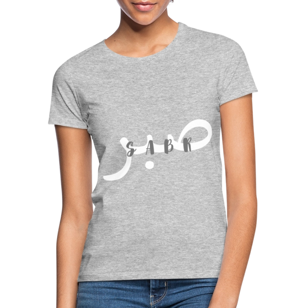 T-shirt Femme - SABR - gris chiné