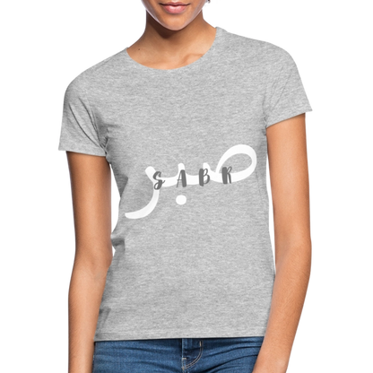 T-shirt Femme - SABR - gris chiné