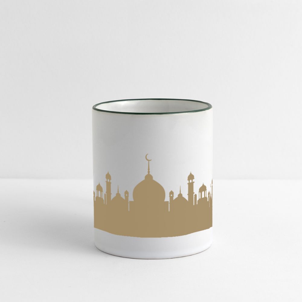 Mug panoramique - RAMADAN - blanc/vert foncé