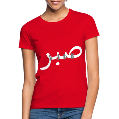 T-shirt Femme - SABR - rouge