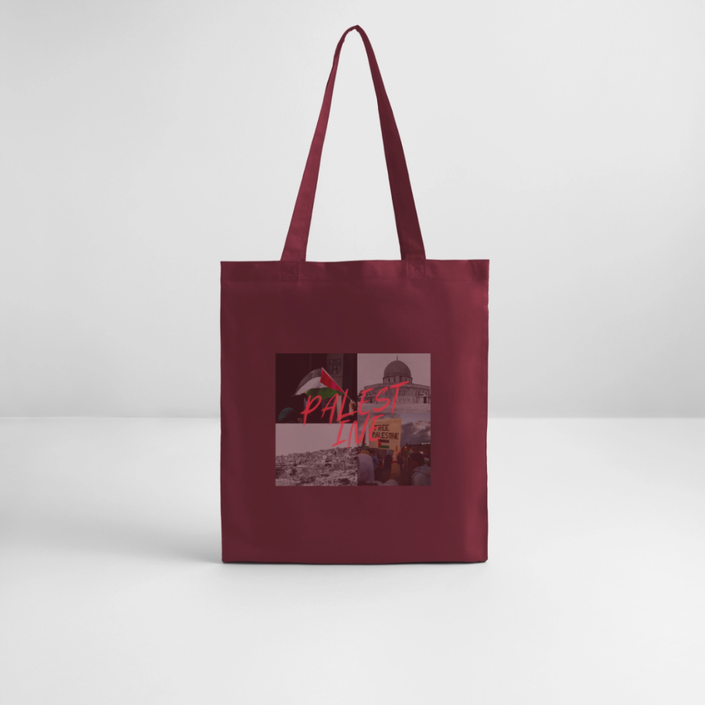 Tote bag bio - bordeaux