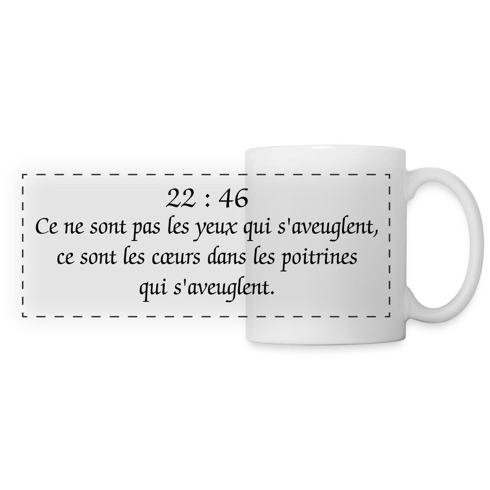 Mug panoramique - QURAN - blanc