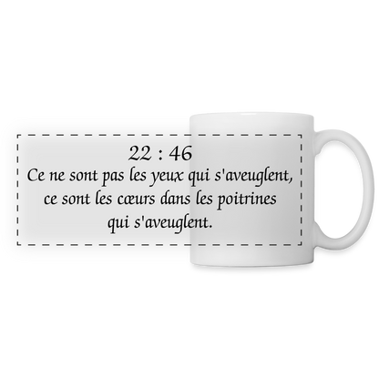 Mug panoramique - QURAN - blanc