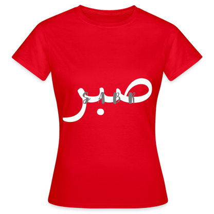 T-shirt Femme - SABR - rouge