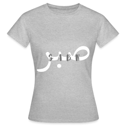 T-shirt Femme - SABR - gris chiné