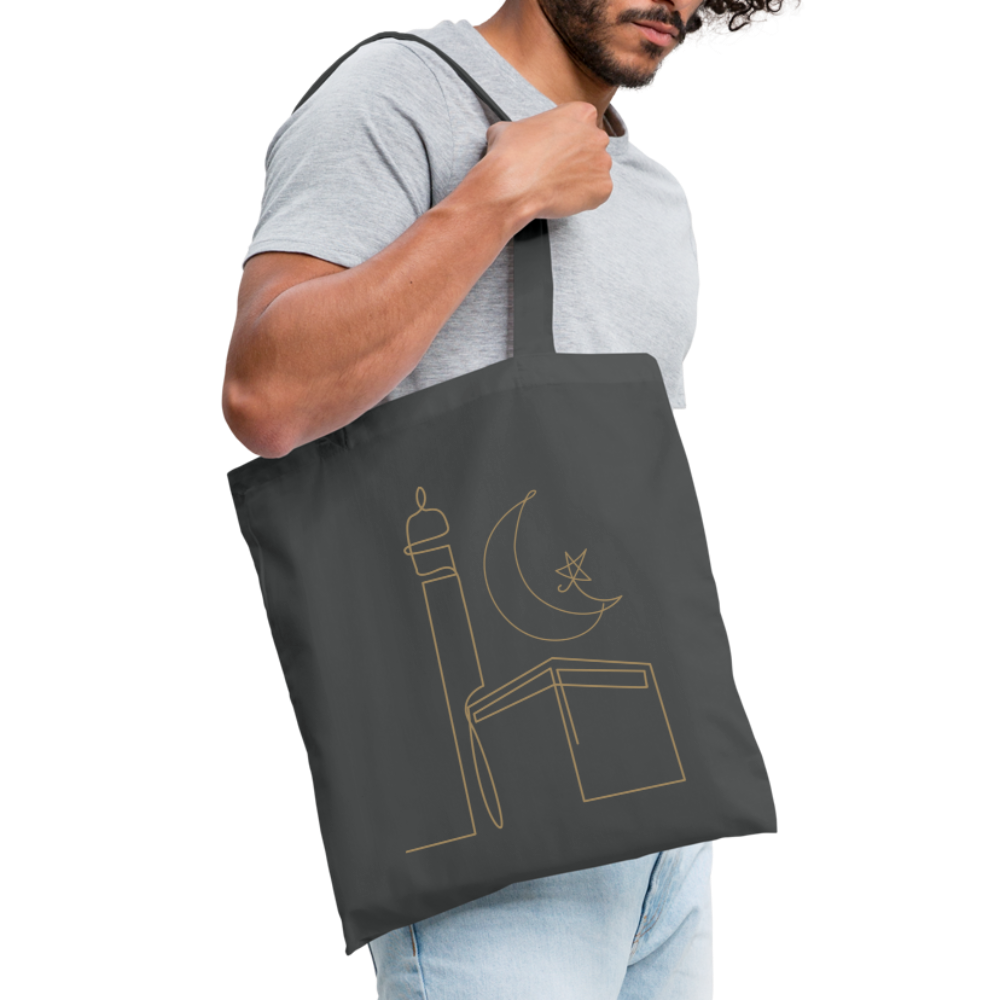 Tote Bag - RAMADAN - gris graphite