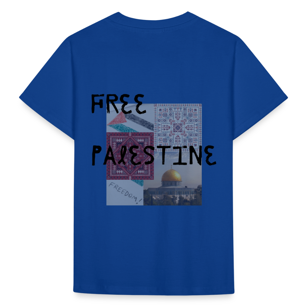 T-shirt Enfant - PALESTINE - bleu royal