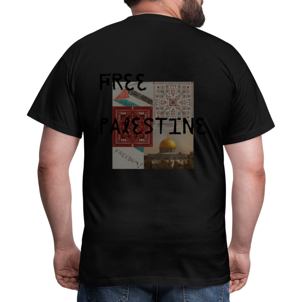 T-shirt Homme - PALESTINE - noir