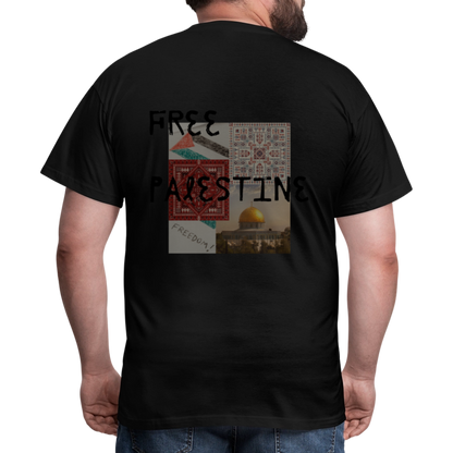 T-shirt Homme - PALESTINE - noir