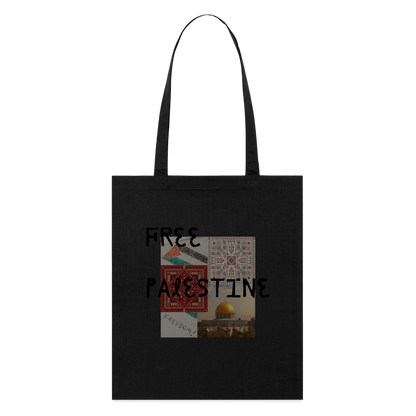 Tote bag bio - PALESTINE - noir