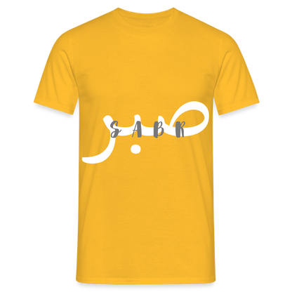 T-shirt Homme - SABR - jaune