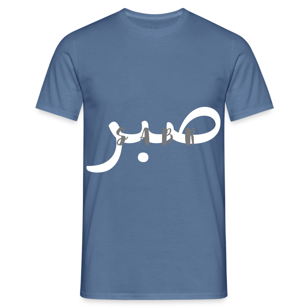 T-shirt Homme - SABR - bleu pigeon 