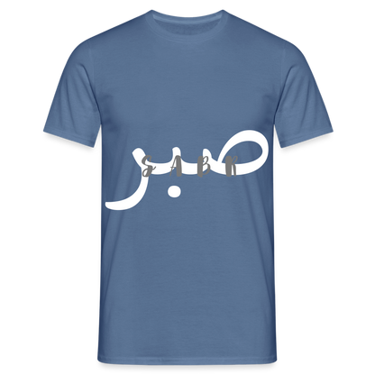 T-shirt Homme - SABR - bleu pigeon 