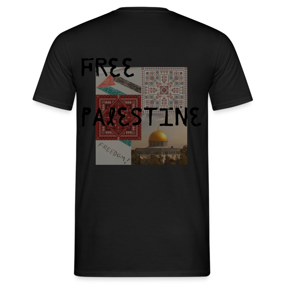 T-shirt Homme - PALESTINE - noir