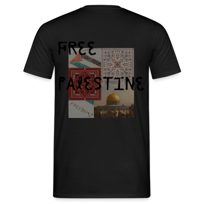 T-shirt Homme - PALESTINE - noir