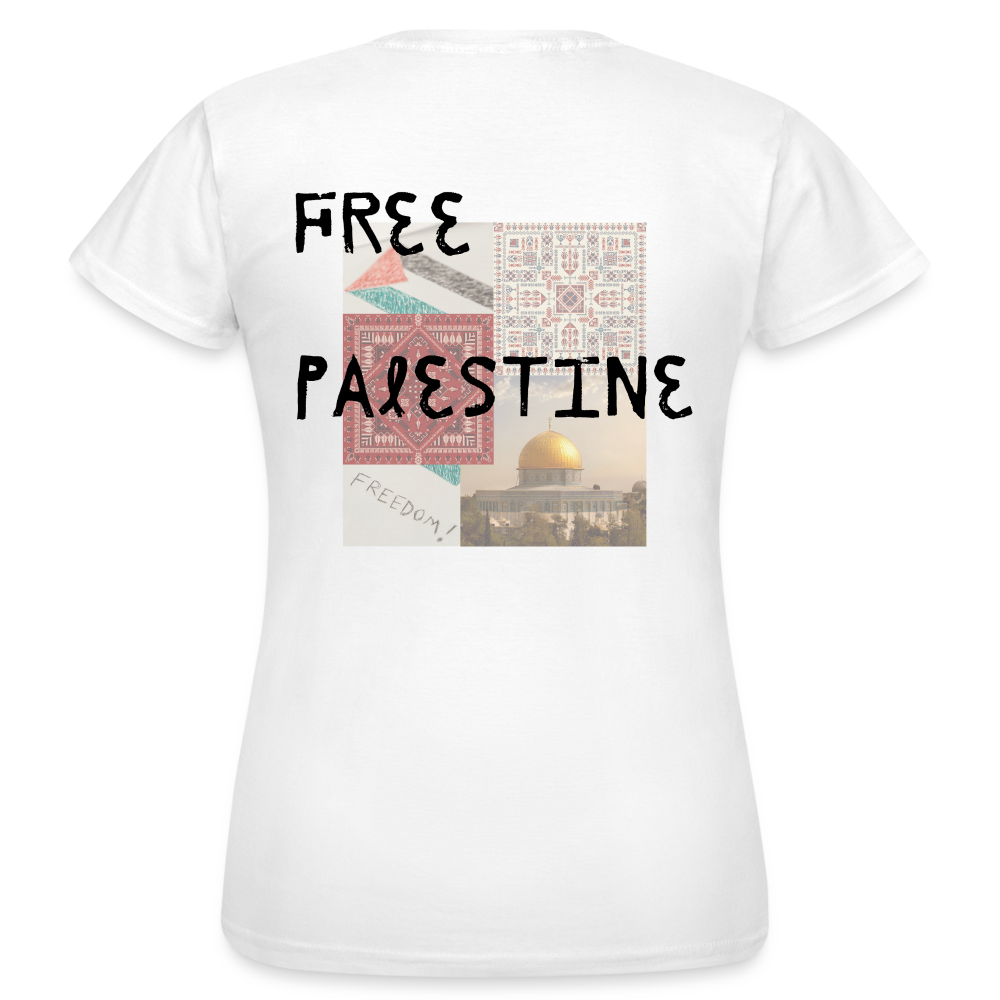 T-shirt - PALESTINE - blanc