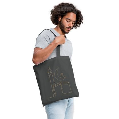 Tote Bag - RAMADAN - gris graphite