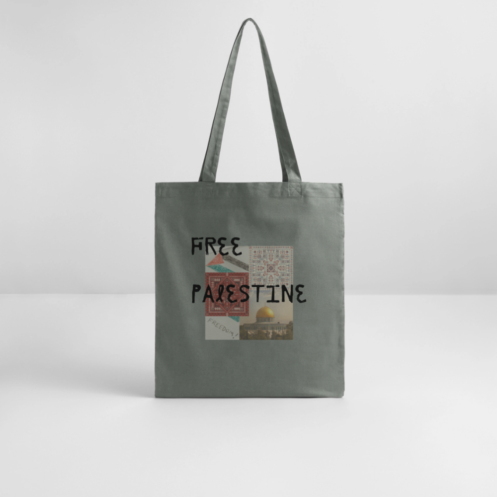 Tote bag bio - PALESTINE - charbon