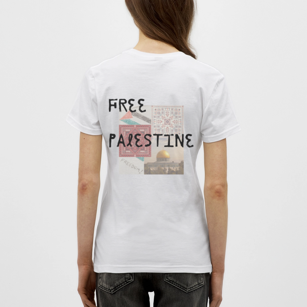 T-shirt - PALESTINE - blanc