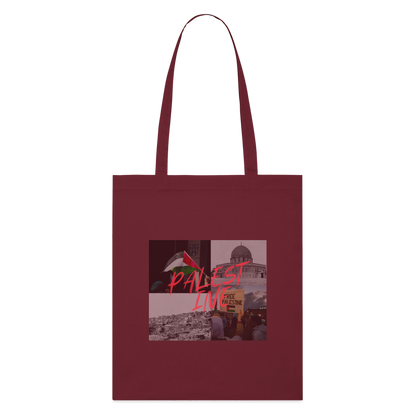 Tote bag bio - bordeaux