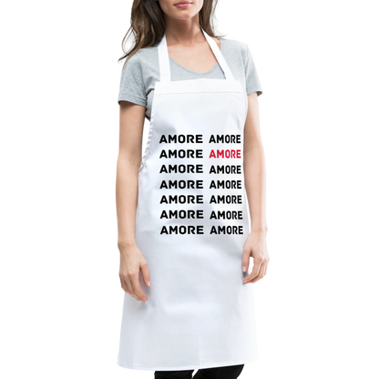 Tablier de cuisine - Amore - blanc