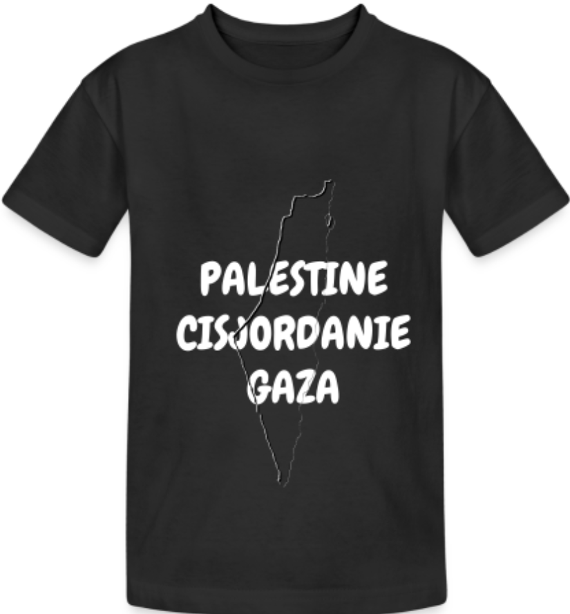 Tee shirt Palestine GAZA PALESTINE CISJORDANIE