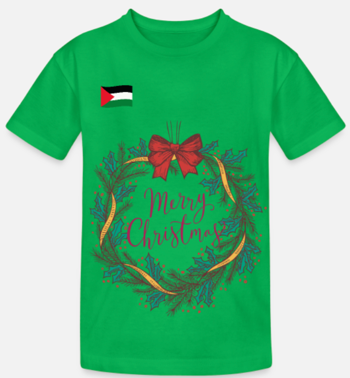 Tee shirt noel merry christmas